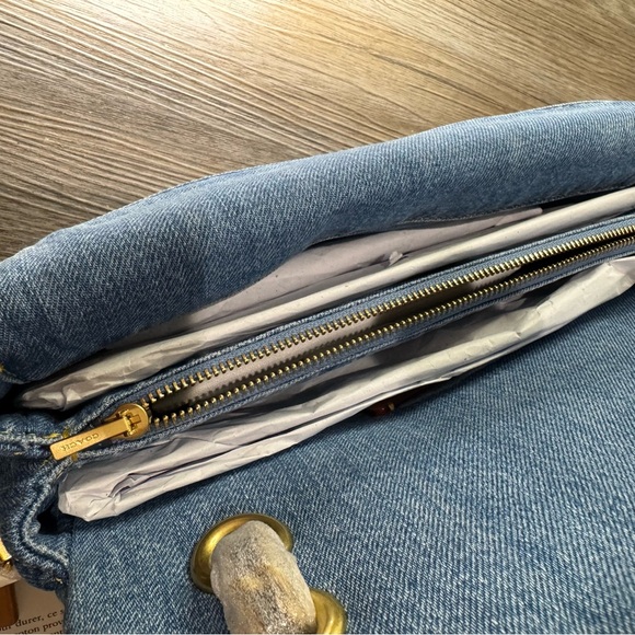 Coach Tabby 26 Blue Jean Quilted Shoulder Handbag - Picture 8 of 16